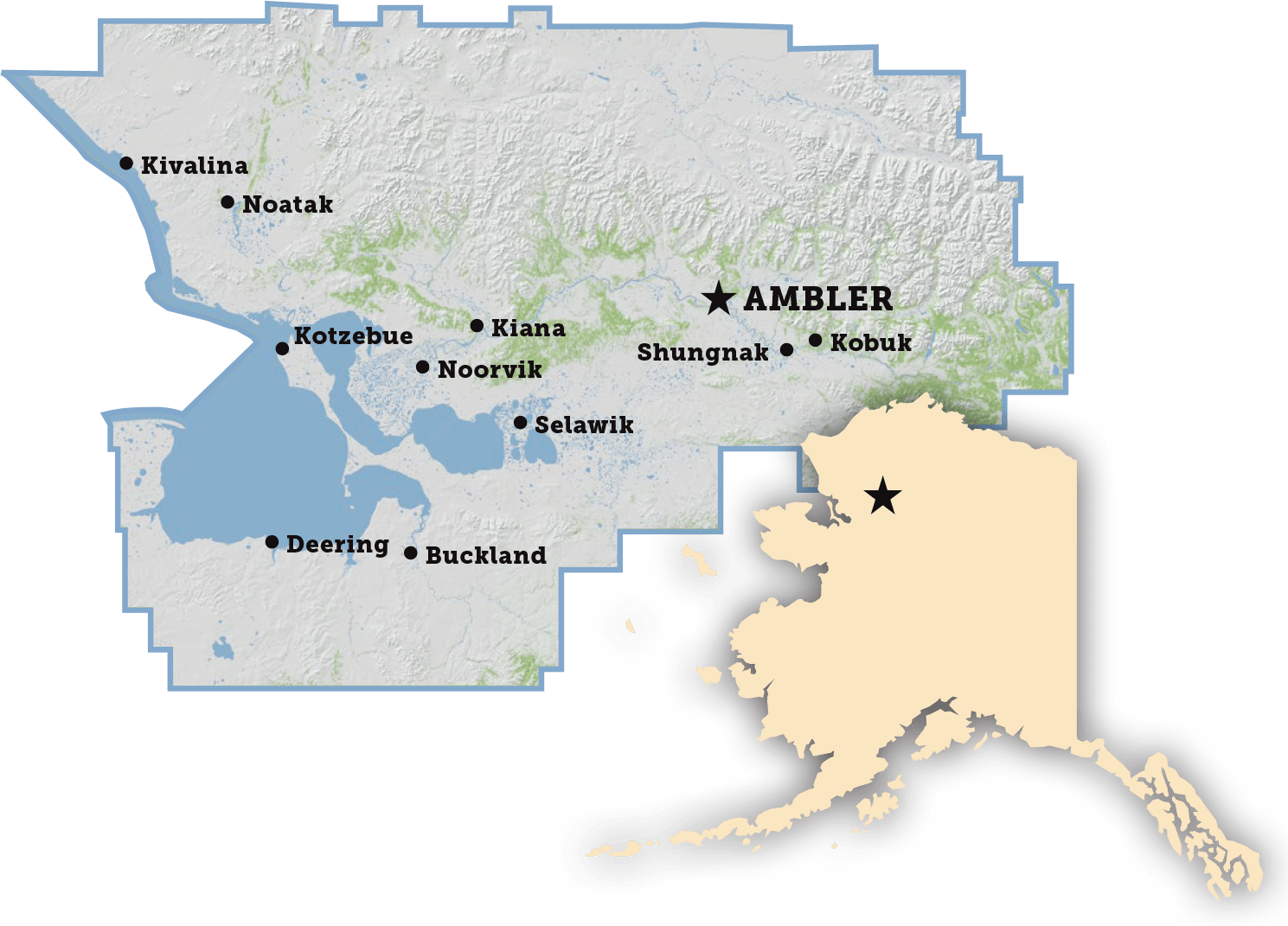 A map of the state of alaska
Description automatically generated