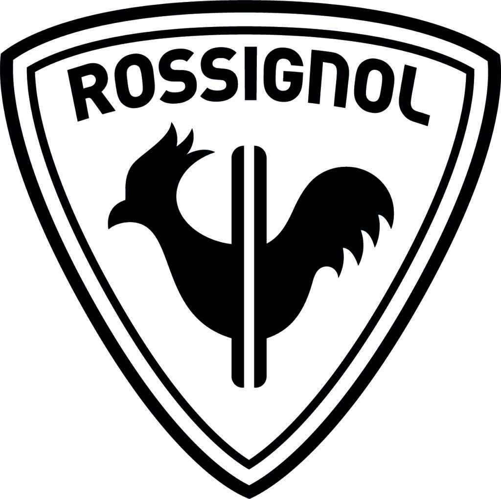 ROSSIGNOL CORPORATE LOGOTYPE SHIELD BLACK (12) (1)